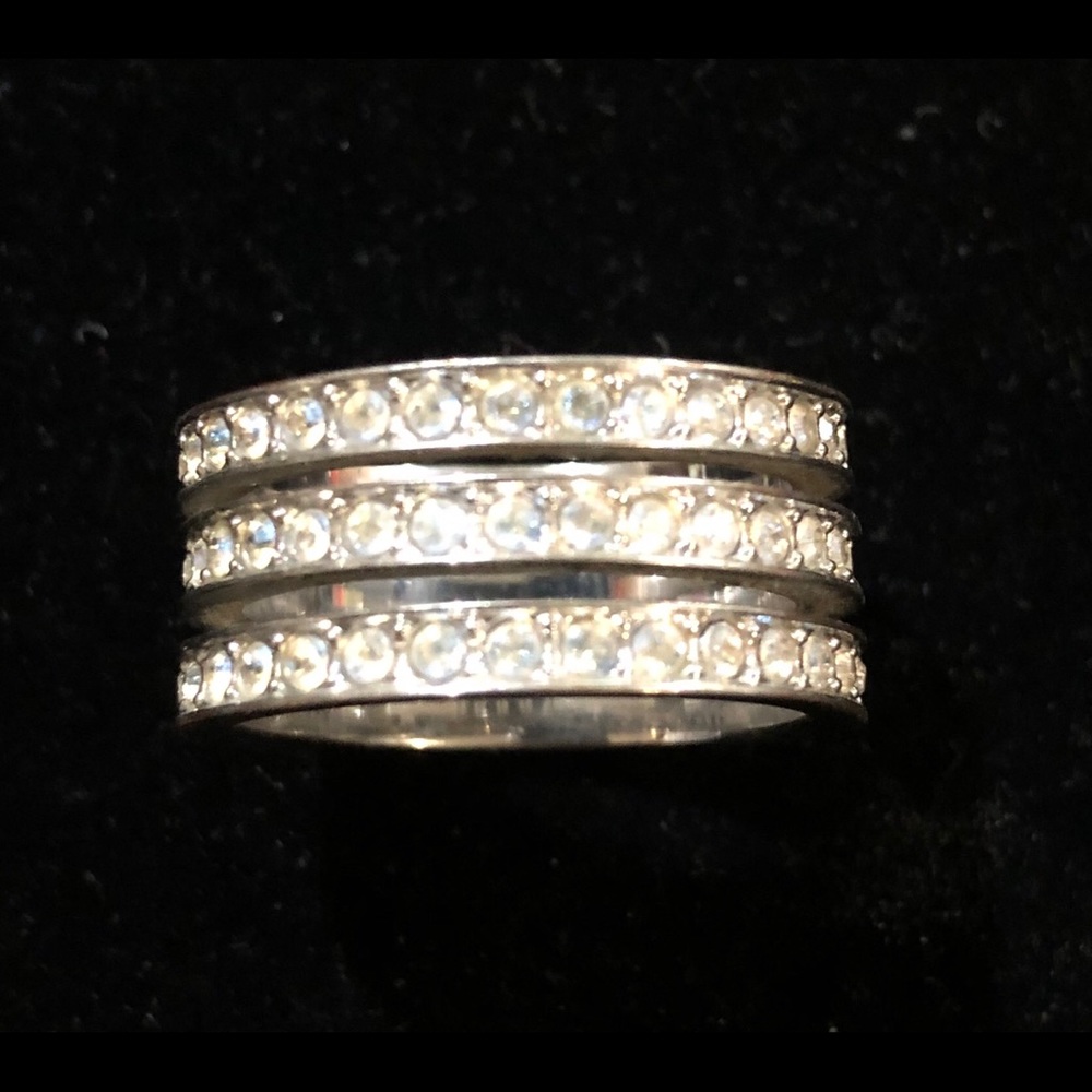 Touchstone Crystal Triple Threat Ring
